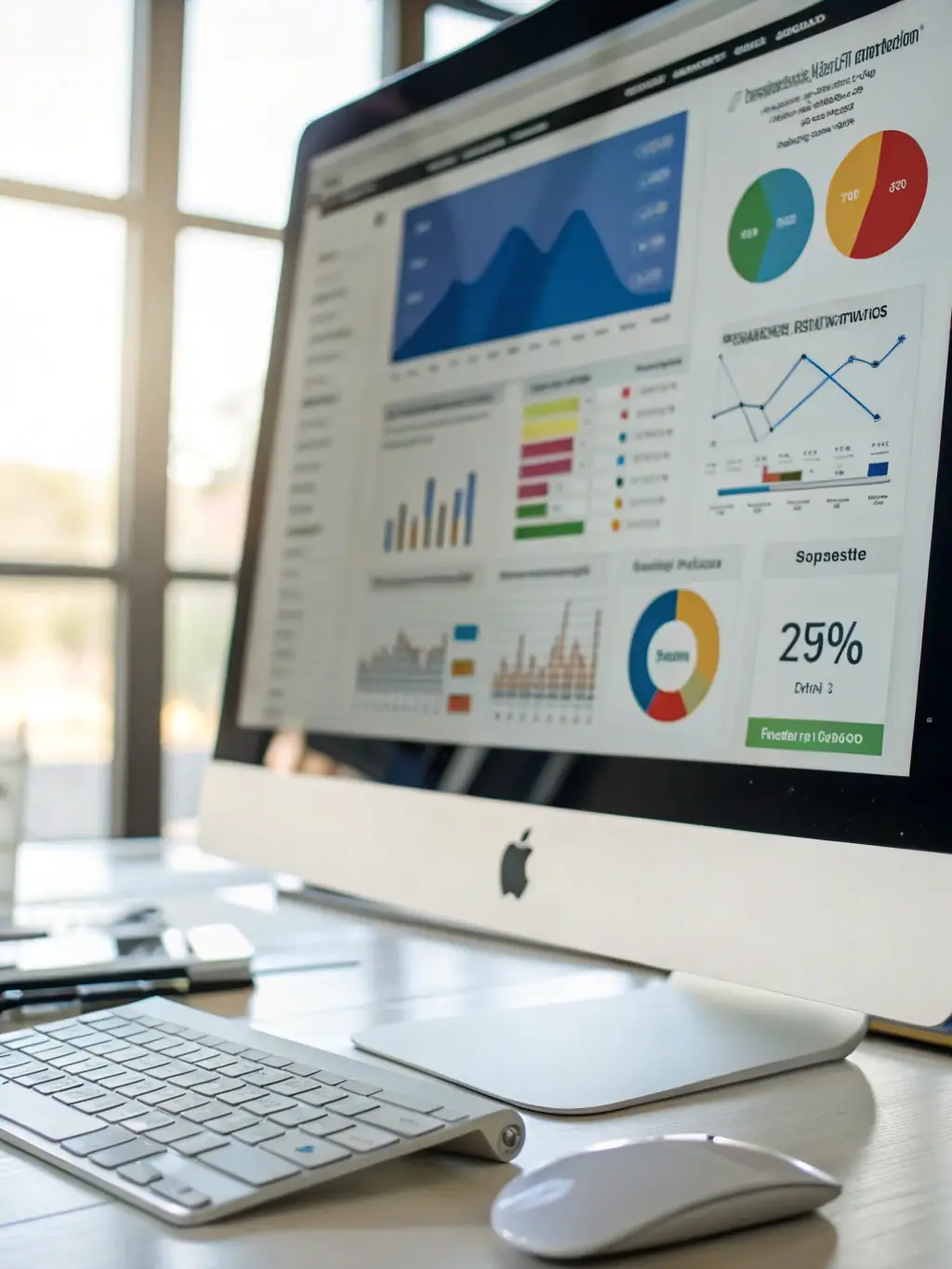 A user-friendly dashboard displaying key financial metrics, illustrating the intuitive design of Payqistix's financial management tools.